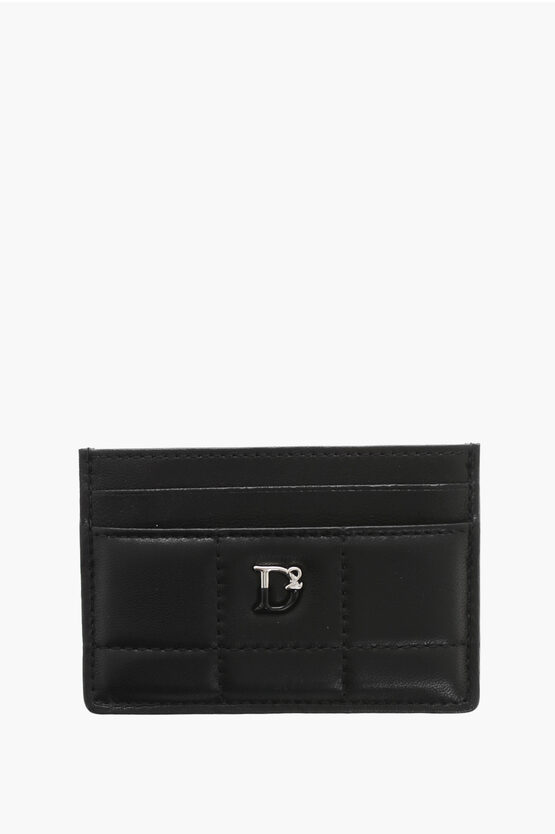 Dsquared2 Quilted Leather Card Holder
