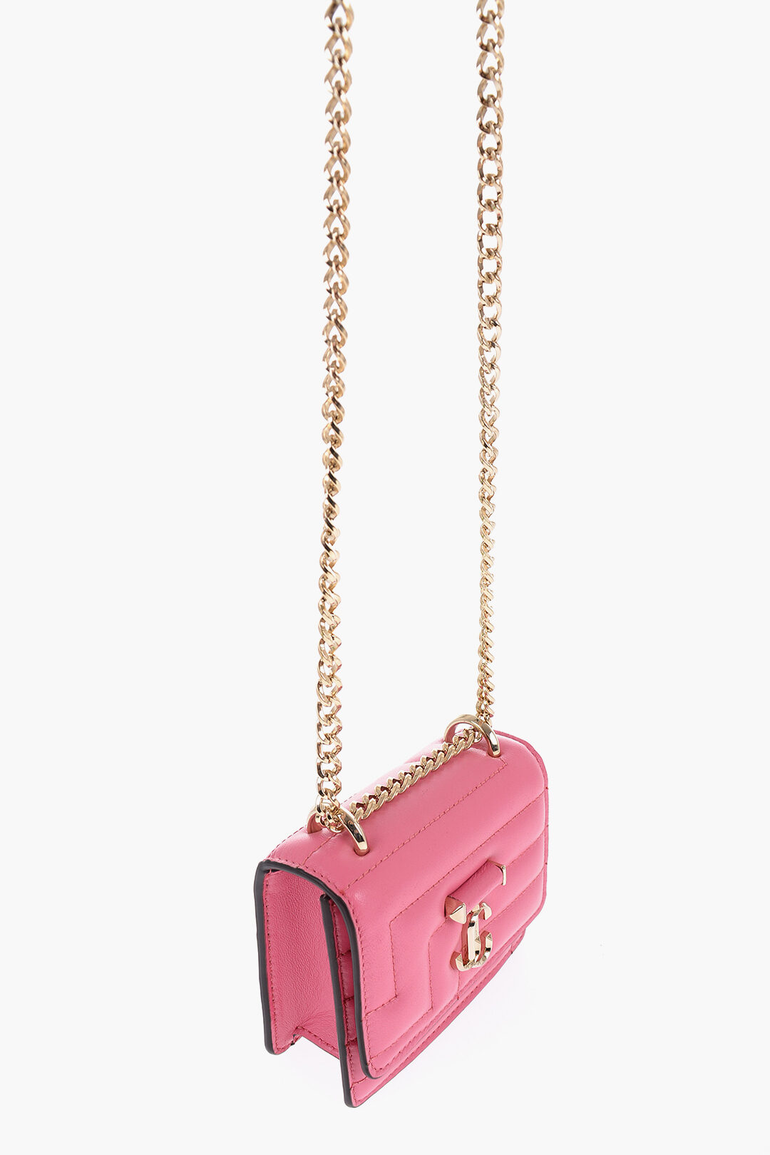 Jimmy Choo Micro Varenne Shoulder Bag In Candy | ModeSens