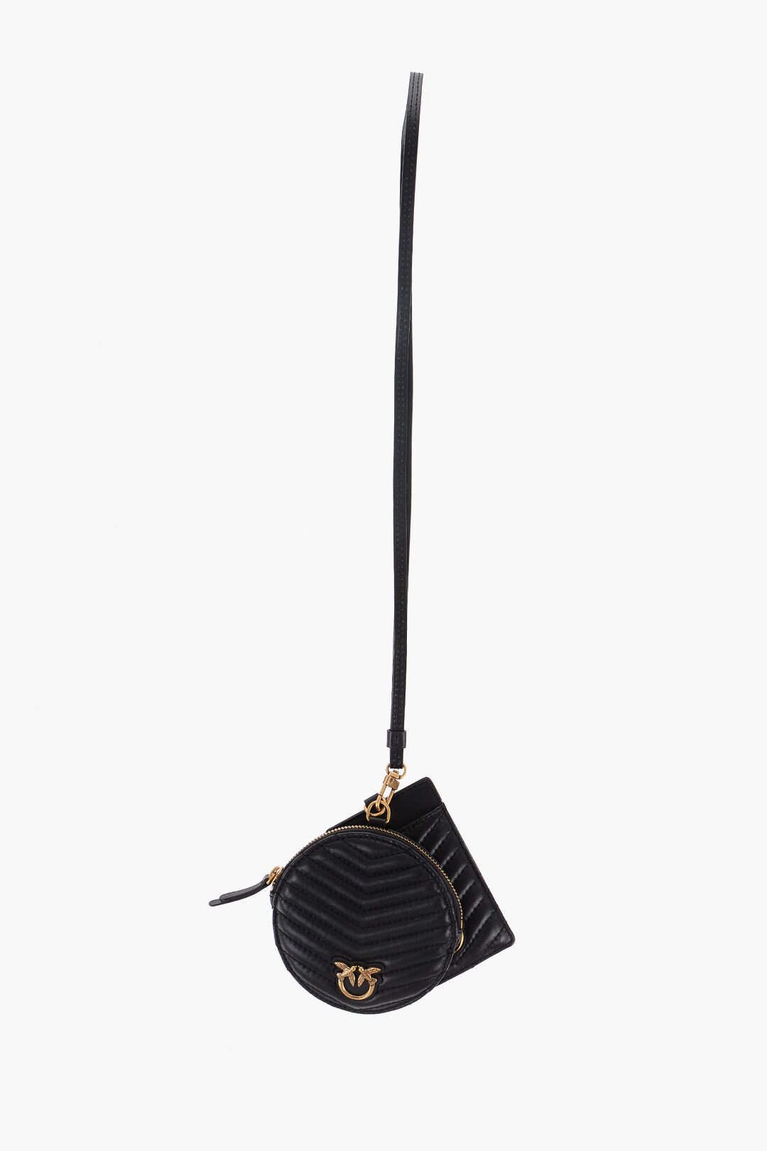 【関税込み】PINKO Wallets & Card holders Rectangular leather card holder with wristlet PINKO → Shop