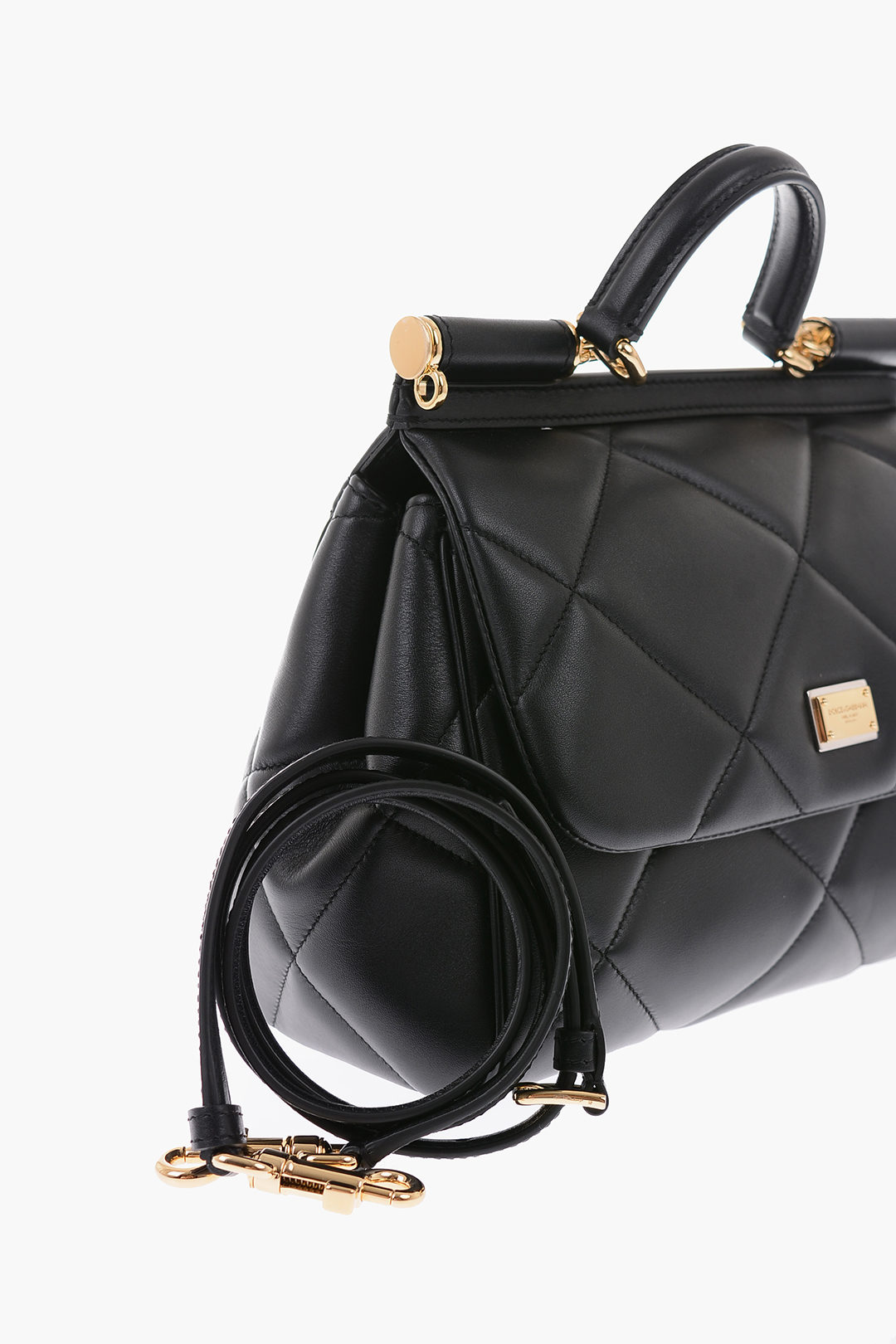 Dolce & Gabbana Quilted Leather SICILY Top Handle Bag women - Glamood Outlet