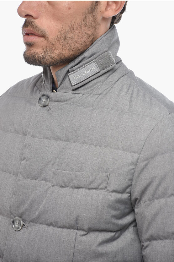 Woolrich Quilted LUXE Down Jacket with Side Split men - Glamood Outlet
