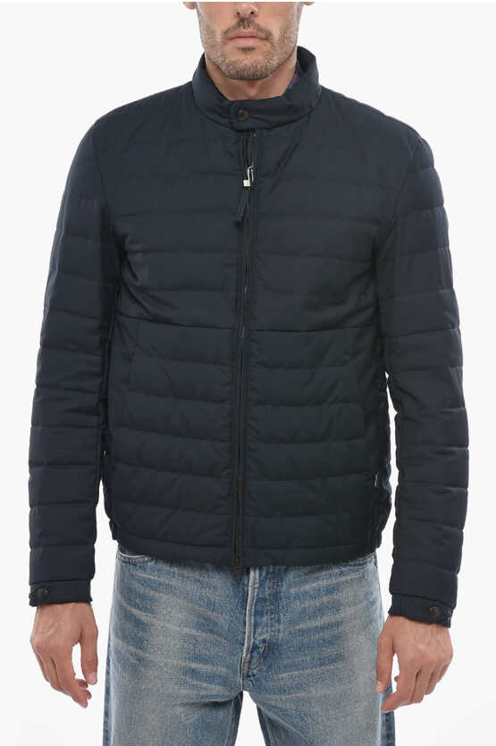 Woolrich Quilted Luxe Lightweight Down Jacket With Zip Closure