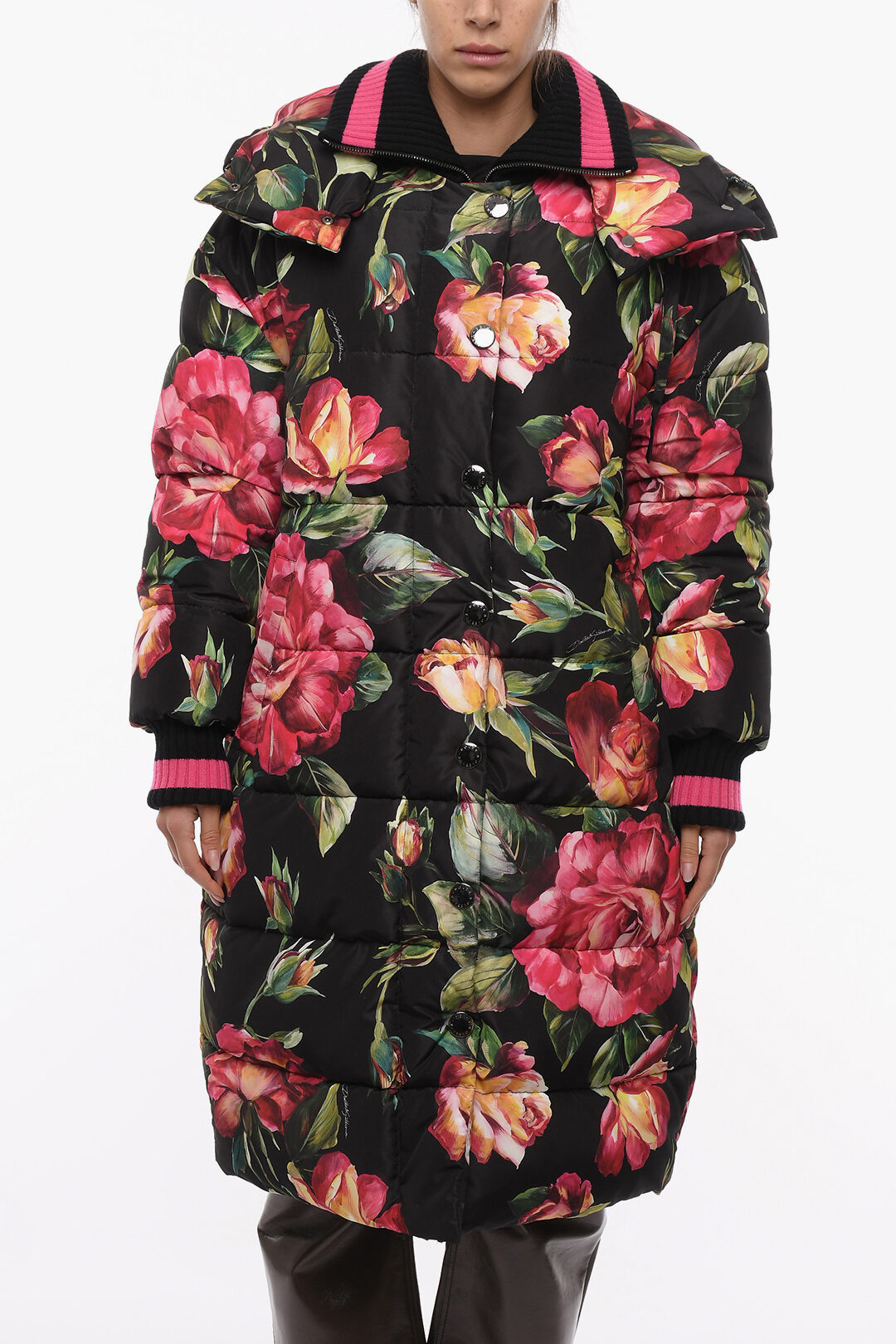 Dolce & Gabbana Quilted Oversized Down Jacket with