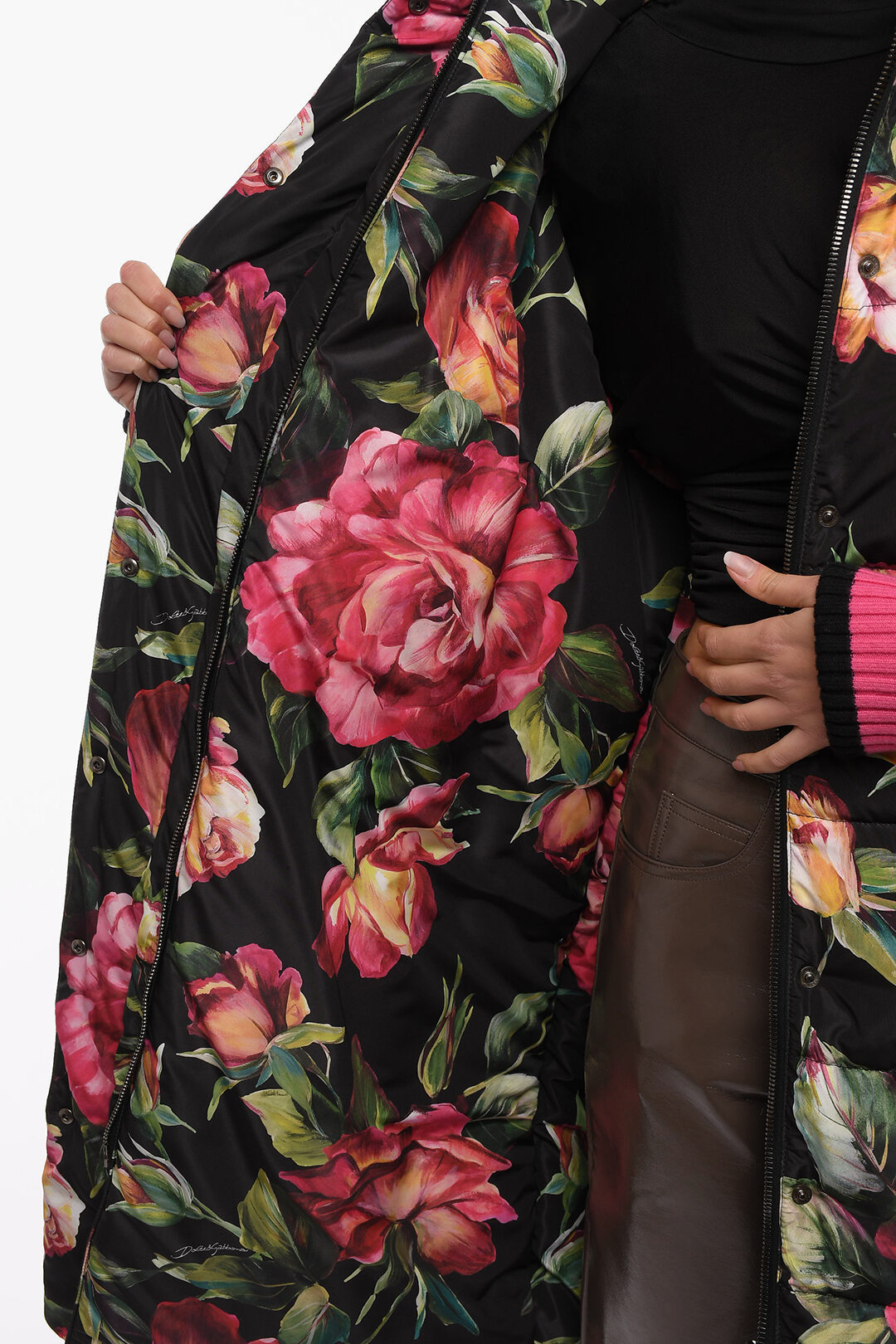 Dolce & Gabbana Quilted Oversized Down Jacket with