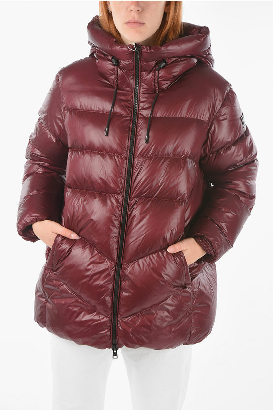 Shop Woolrich Quilted Packable Birch Down Jacket With Hood