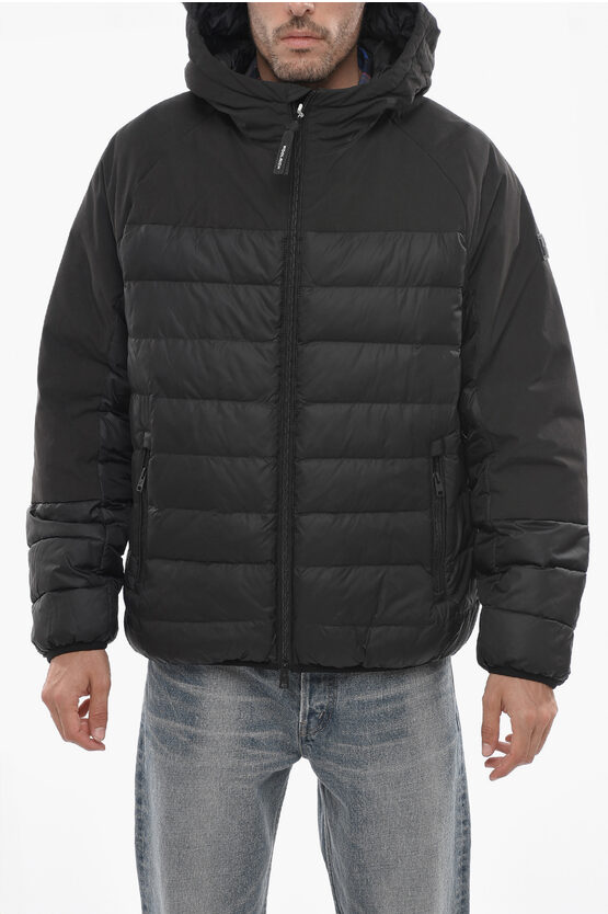 Shop Woolrich Quilted Padded Jacket With Hood