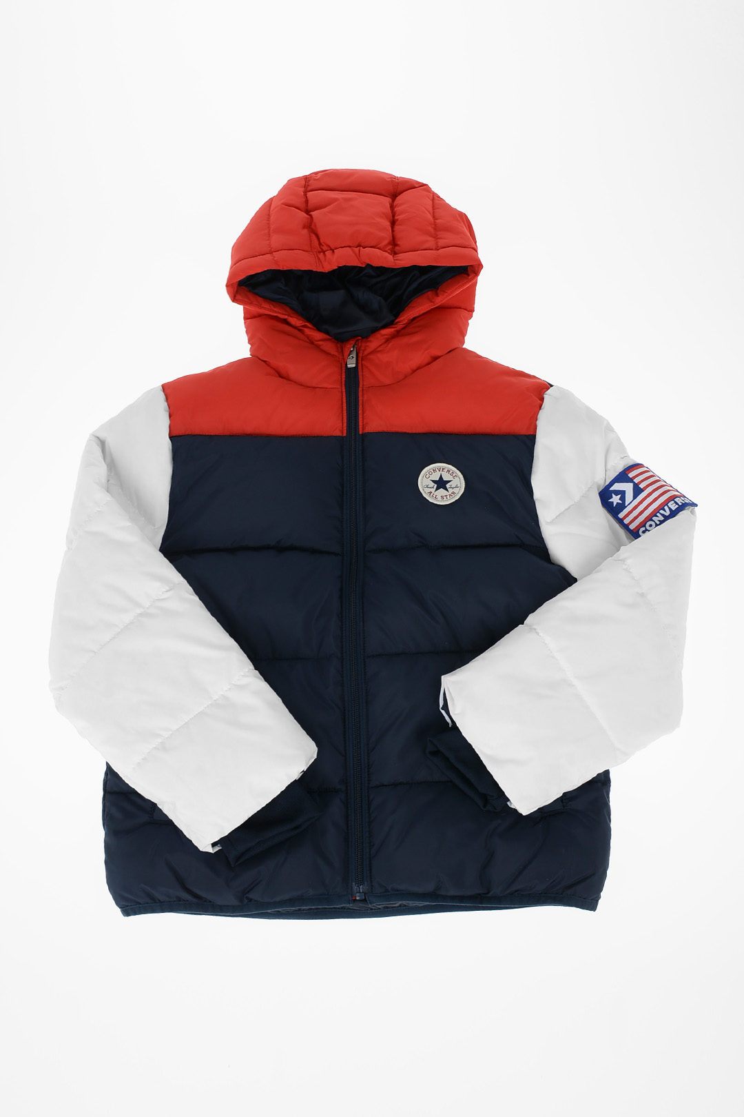 converse quilted puffer jacket junior