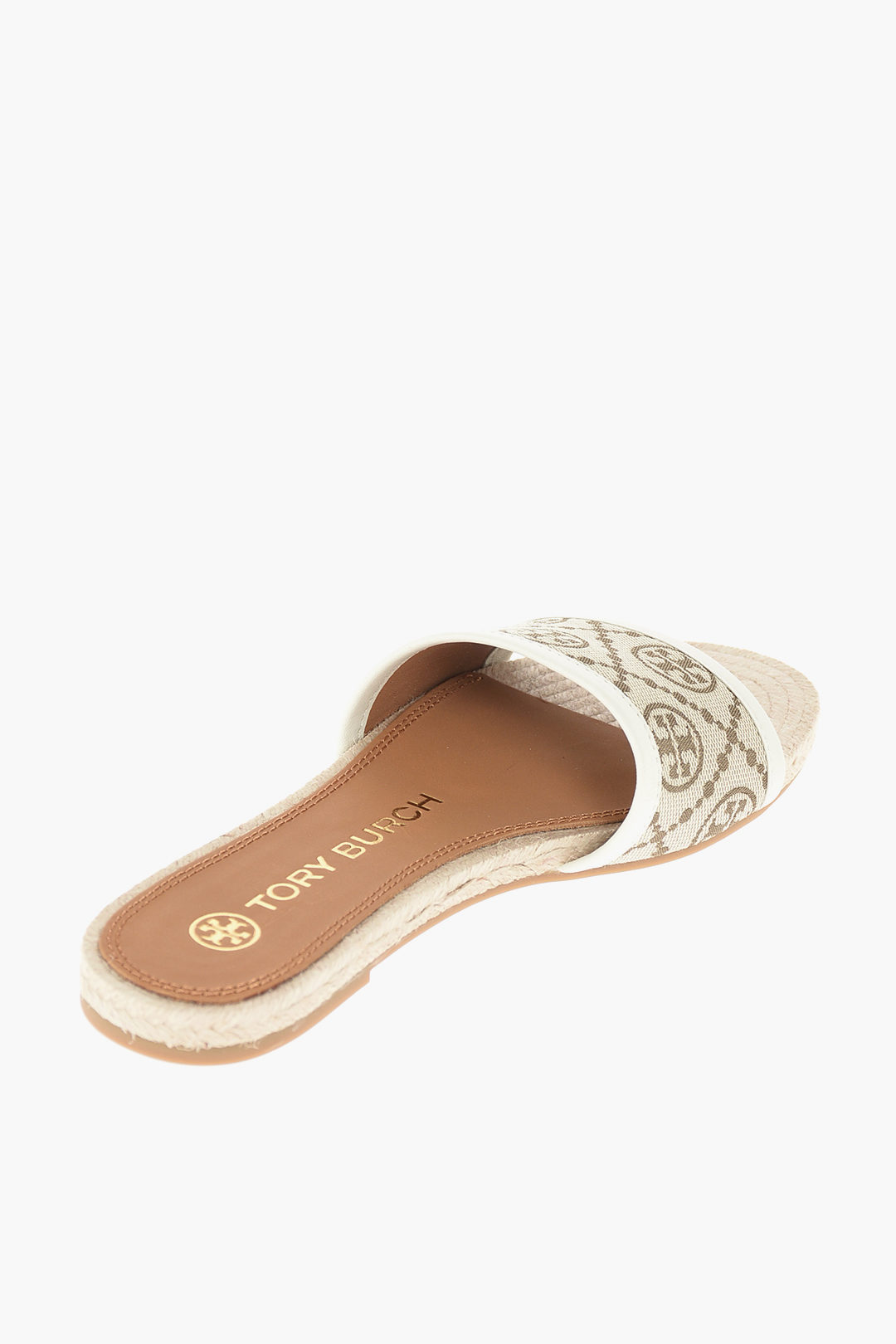 Tory Burch Raffia Sole Logo Fabric Slippers women - Glamood Outlet