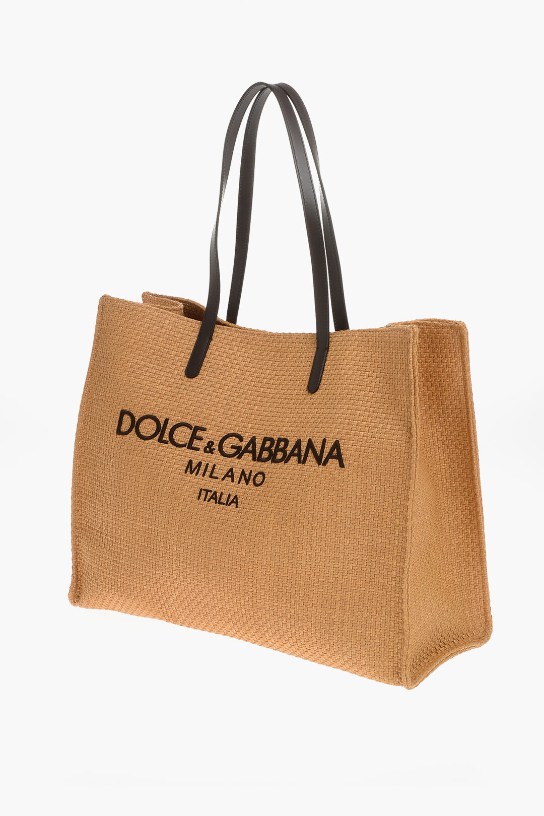 【関税・送料込み】DOLCE & GABBANA TOTES BEIGE RAFFIA SATCHEL 3.5 shopper in Multicolor for Women | Dolce&Gabbana® US