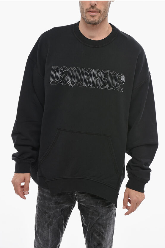 Dsquared2 Ragian Cool Sweatshirt With Embossed Logo