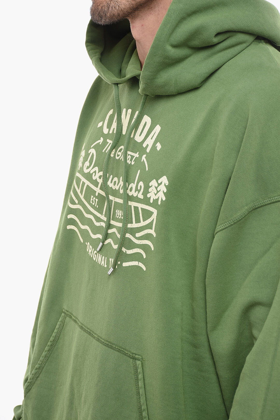 Dsquared2 RAGIAN Hoodie Sweatshirt with Lettering Print herren