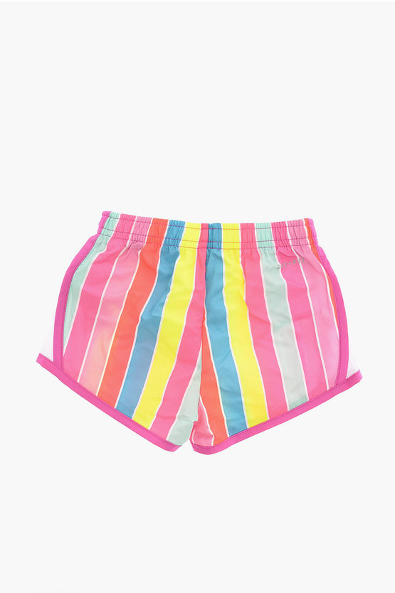 Rainbow Striped Shorts