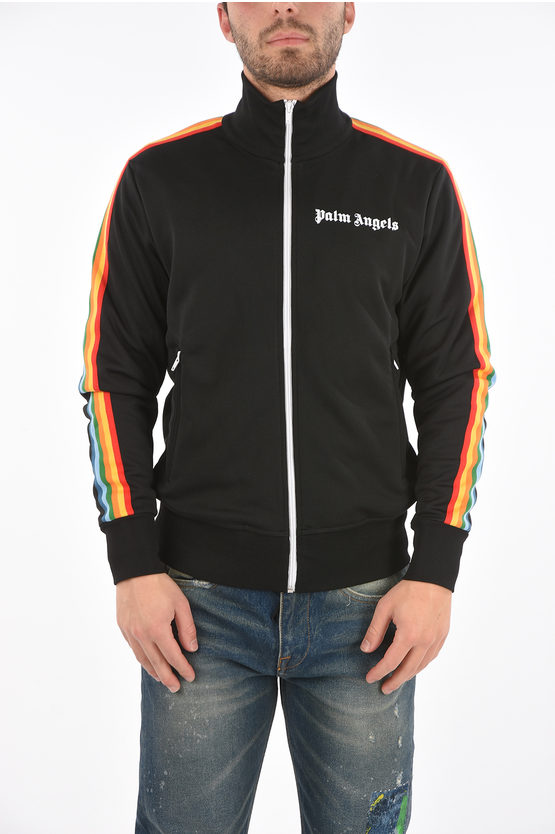 インナー・ルームウェアその他 PALM ANGELS 'Rainbow Miami' sports top Black Palm Angelsのブラック Rainbow Miami スポーツトップスがセール中