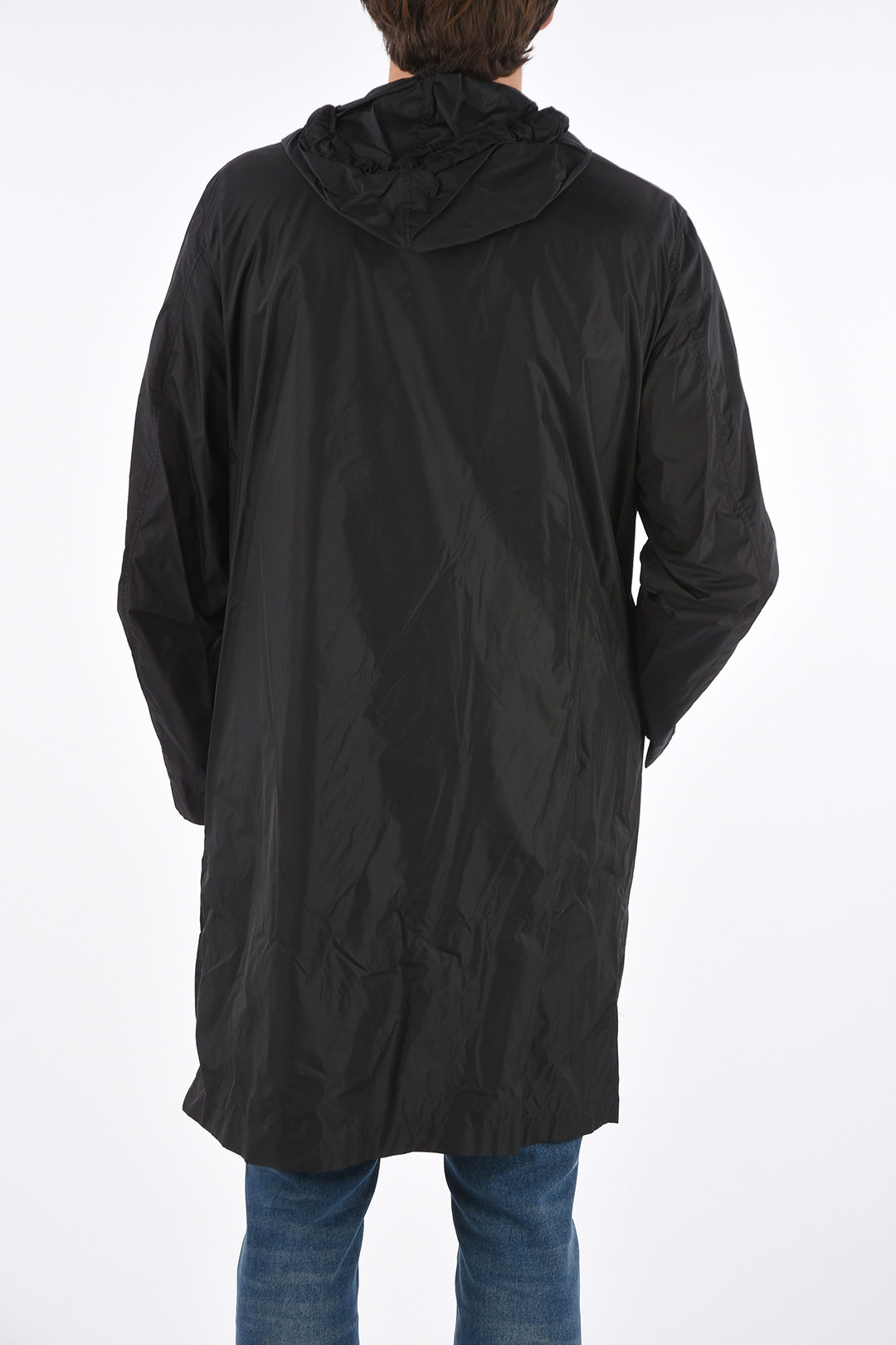 【希少】OFF-WHITE Unfinished Raincoat ブラック UNFINISHED RAINCOAT in black | Off-White™ Official US