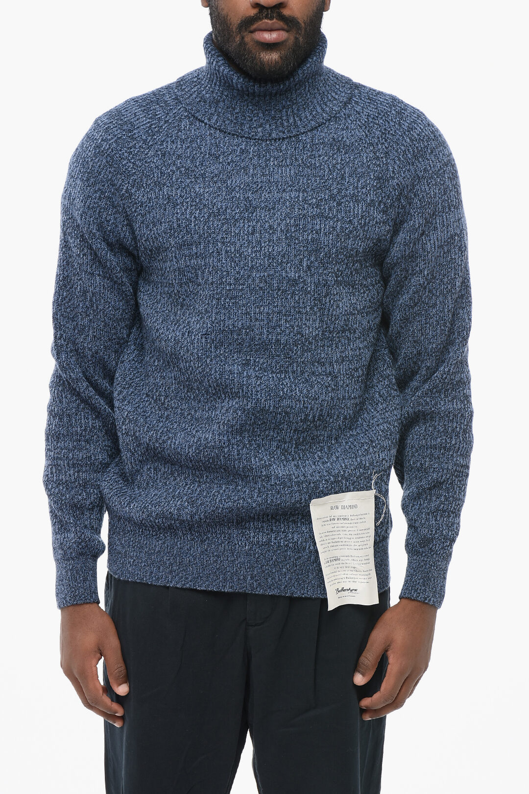 Ballantyne RAW DIAMOND Cashmere Turtleneck Sweater men Glamood