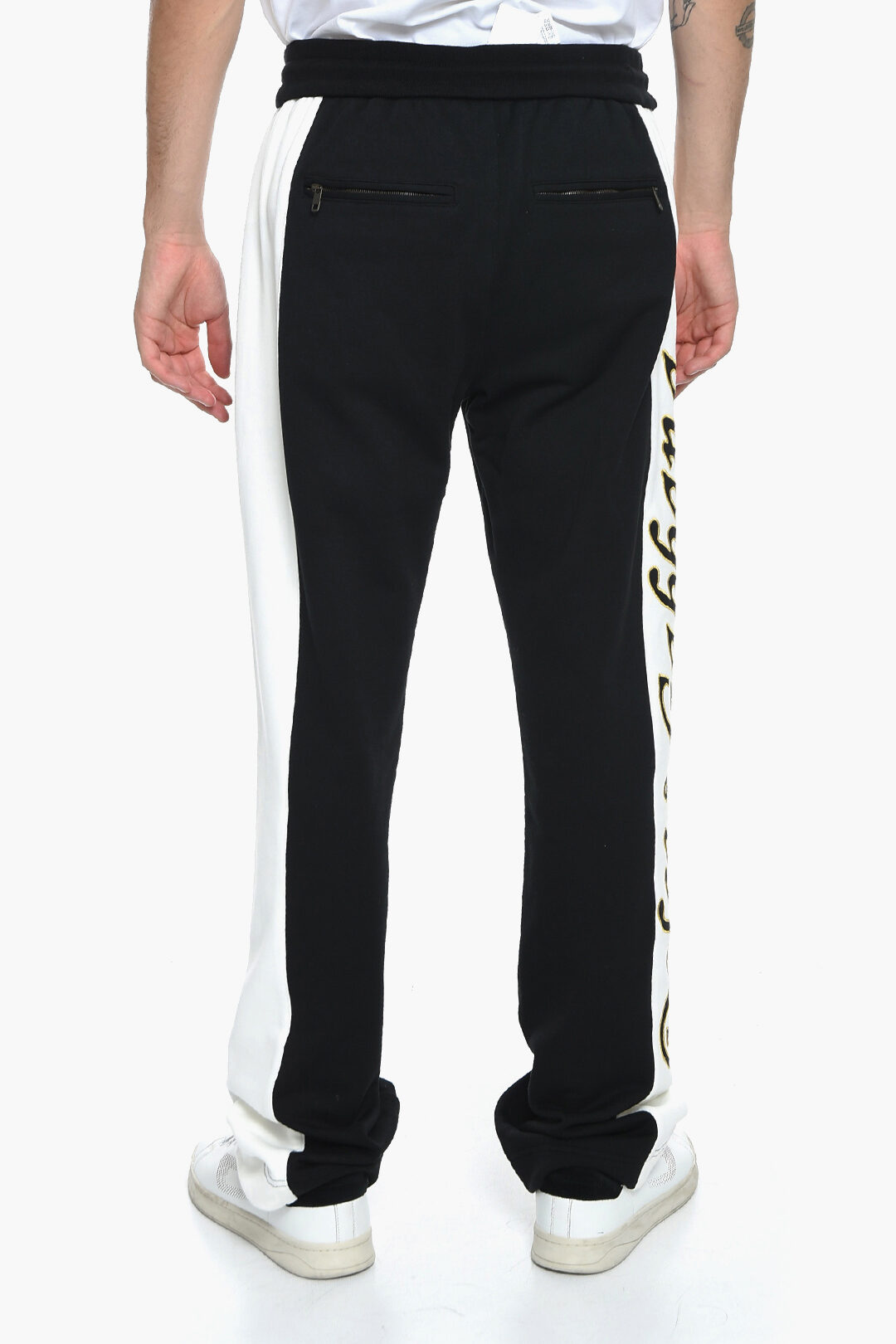 RE-EDITION Front-pleated Joggers with Embroidered Logo