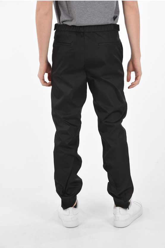Prada RE-NYLON Pants with Ankle Logo 