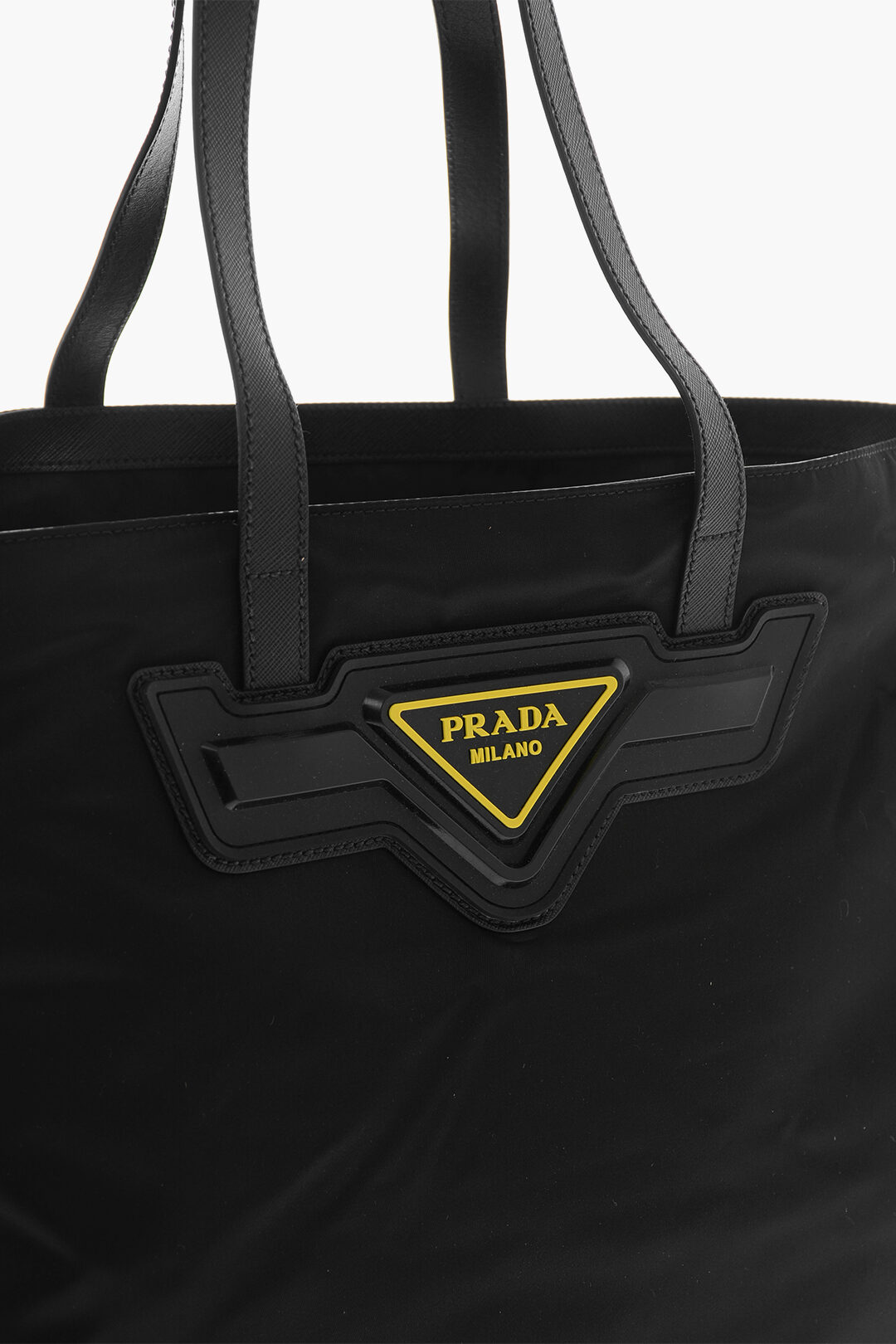 Prada Re-Nylon Tote Bag, Men, Black