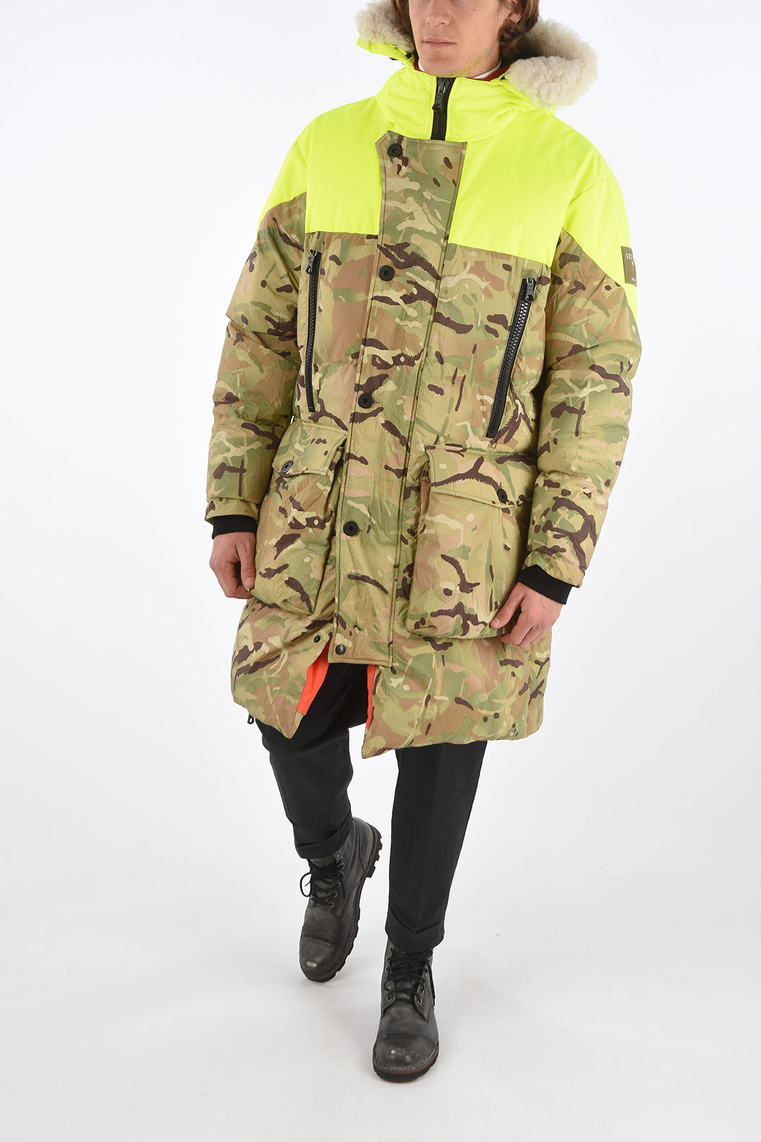 Parka fluo hot sale