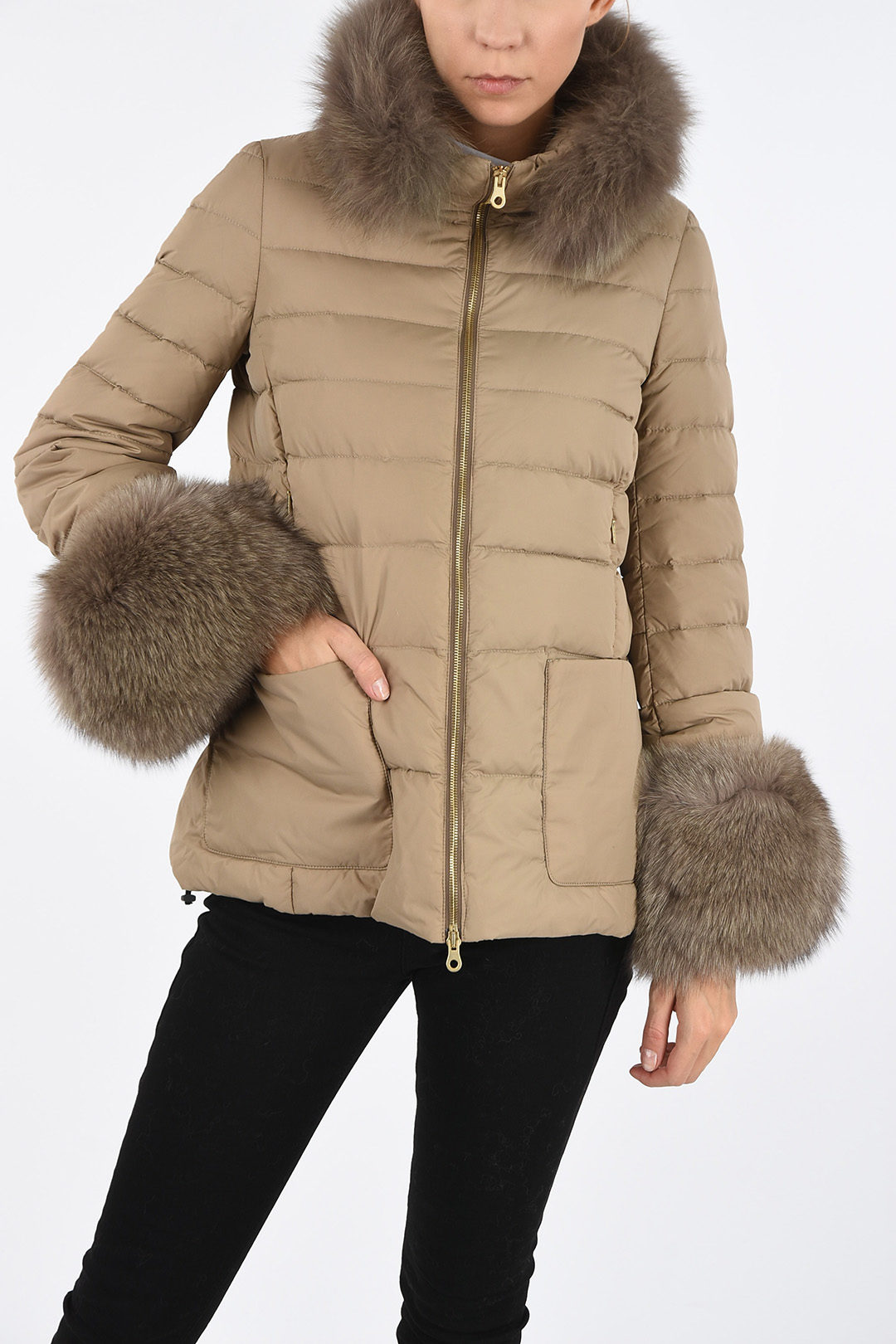 Real Fur Insert KERRIN Down Jacket