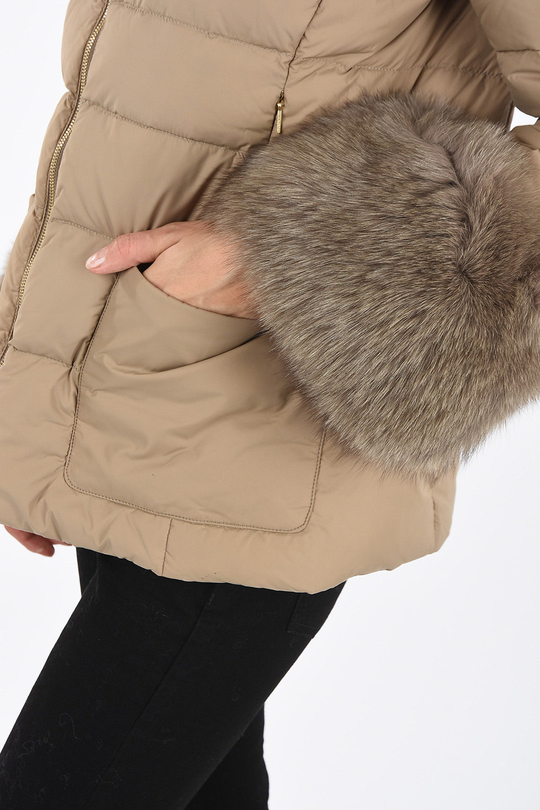 Duvetica Real Fur Insert KERRIN Down Jacket women - Glamood Outlet