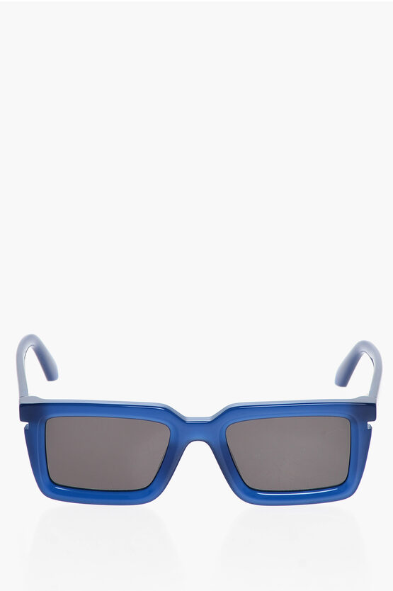 Off-white Rectangular Frame Tucson Sunglasses In Blue