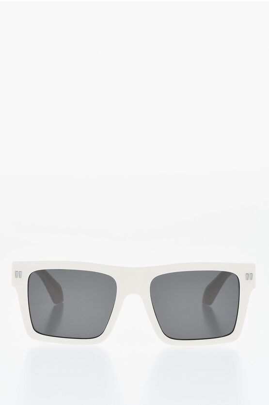 Off-white Rectangular Lawton Sunglasses With Logoed Frame In Black