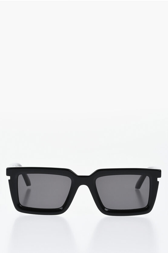 Off-white Rectangular Tucson Sunglasses With Logoed Detail In Black