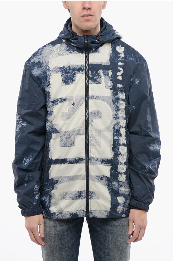 Diesel J-warrett-logo-logo Hooded Jacket