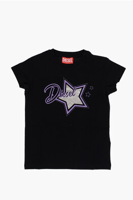 Diesel Solid Color Active Crop Top With Logo Detail women - Glamood Outlet
