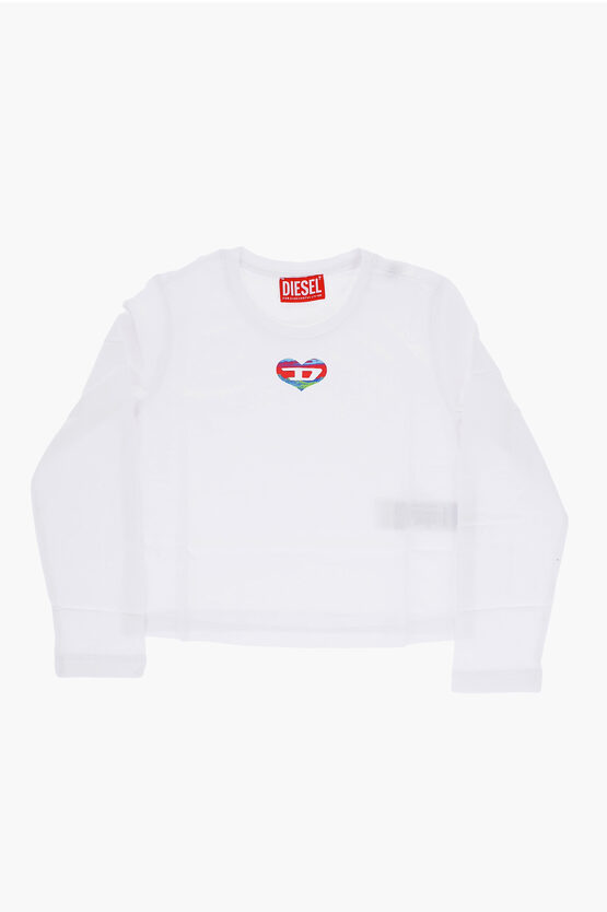 Diesel Red Tag Long Sleeved Tnesa Crew-neck T-shirt