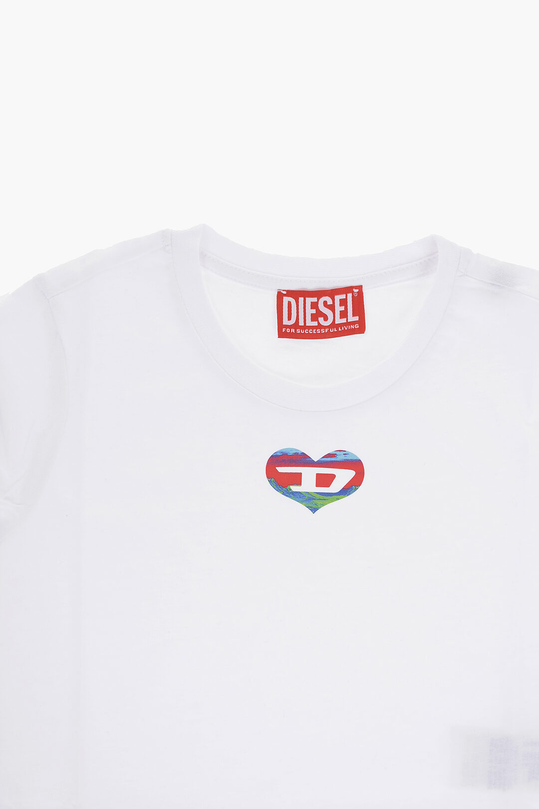Diesel Kids RED TAG Long Sleeved TNESA Crew-neck T-Shirt Diesel Kids RED TAG Long Sleeved TNESA Crew-neck T-Shirt