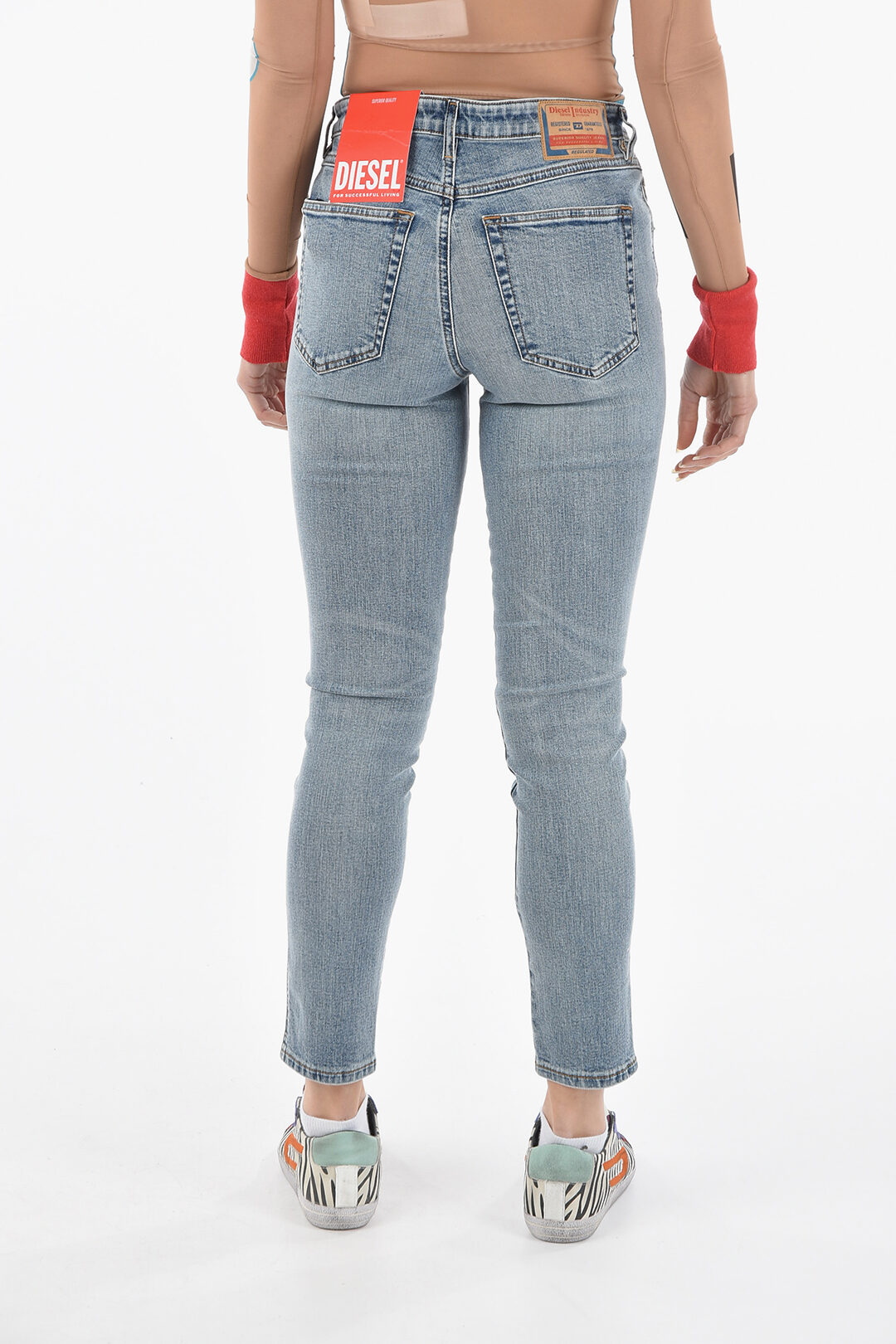 pijpleiding familie Gang Diesel RED TAG Mid-Waist 2015 BABHILA Skinny Fit Jeans 14cm L30 women -  Glamood Outlet