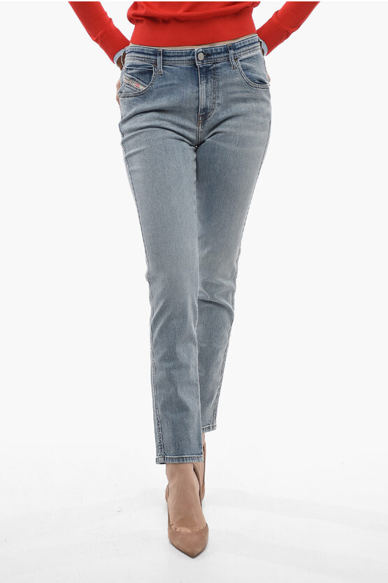 Diesel Red Tag Skinny Fit Babhila Stone Washed Denims 15cm