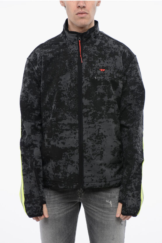 Diesel Red Tag Sport Camouflage Amwt-byron-wt13 Jacket With Reflect