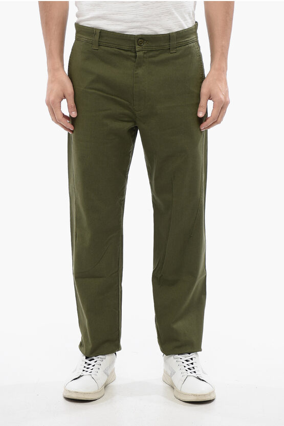 Diesel Red Tag Stretch Cotton Single-pleat P-arthur Pants