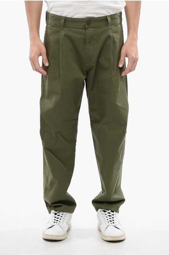 Diesel Red Tag Stretch Cotton Single-pleat P-arthur Pants