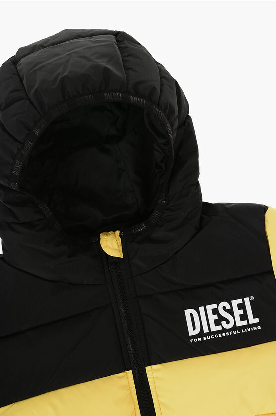 RED TAG Two-Tone Padded JLOLS Jacket with Hood