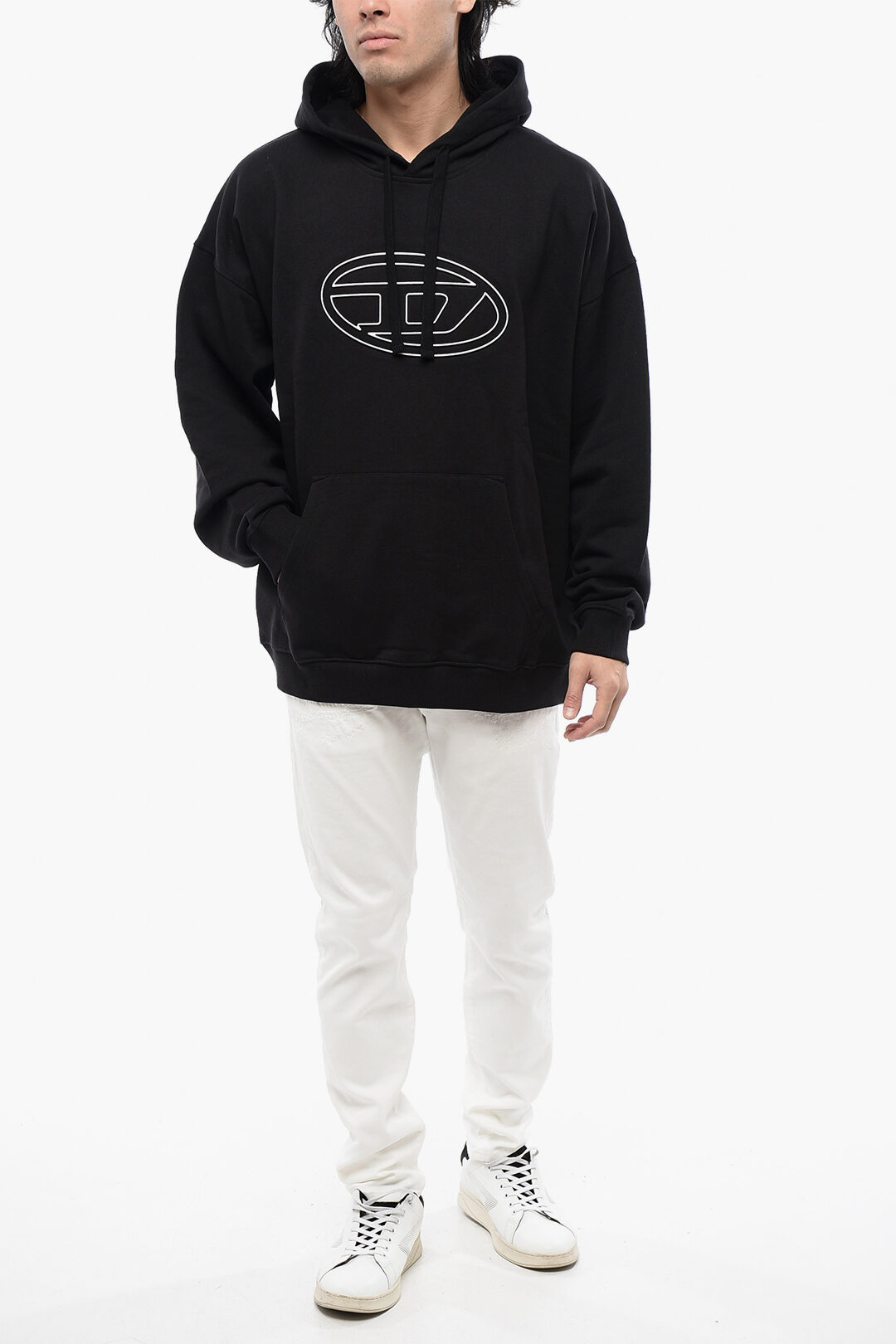 【国内発】DIESEL S-Ummer-Bigoval スウェットシャツ フーディ Diesel S-Ummer-Bigoval Hoodie | Grey | FARFETCH JO