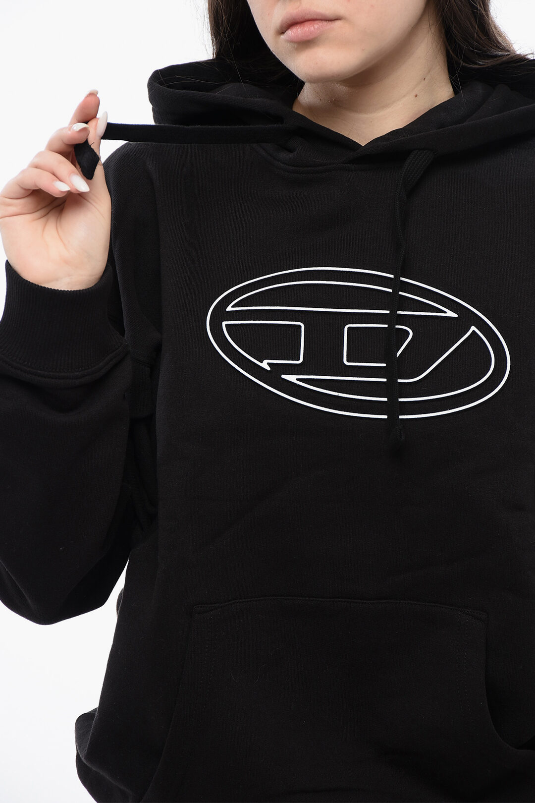 Diesel RED TAG UNISEX Brushed Cotton S-UMMER-BIGOVAL Hoodie