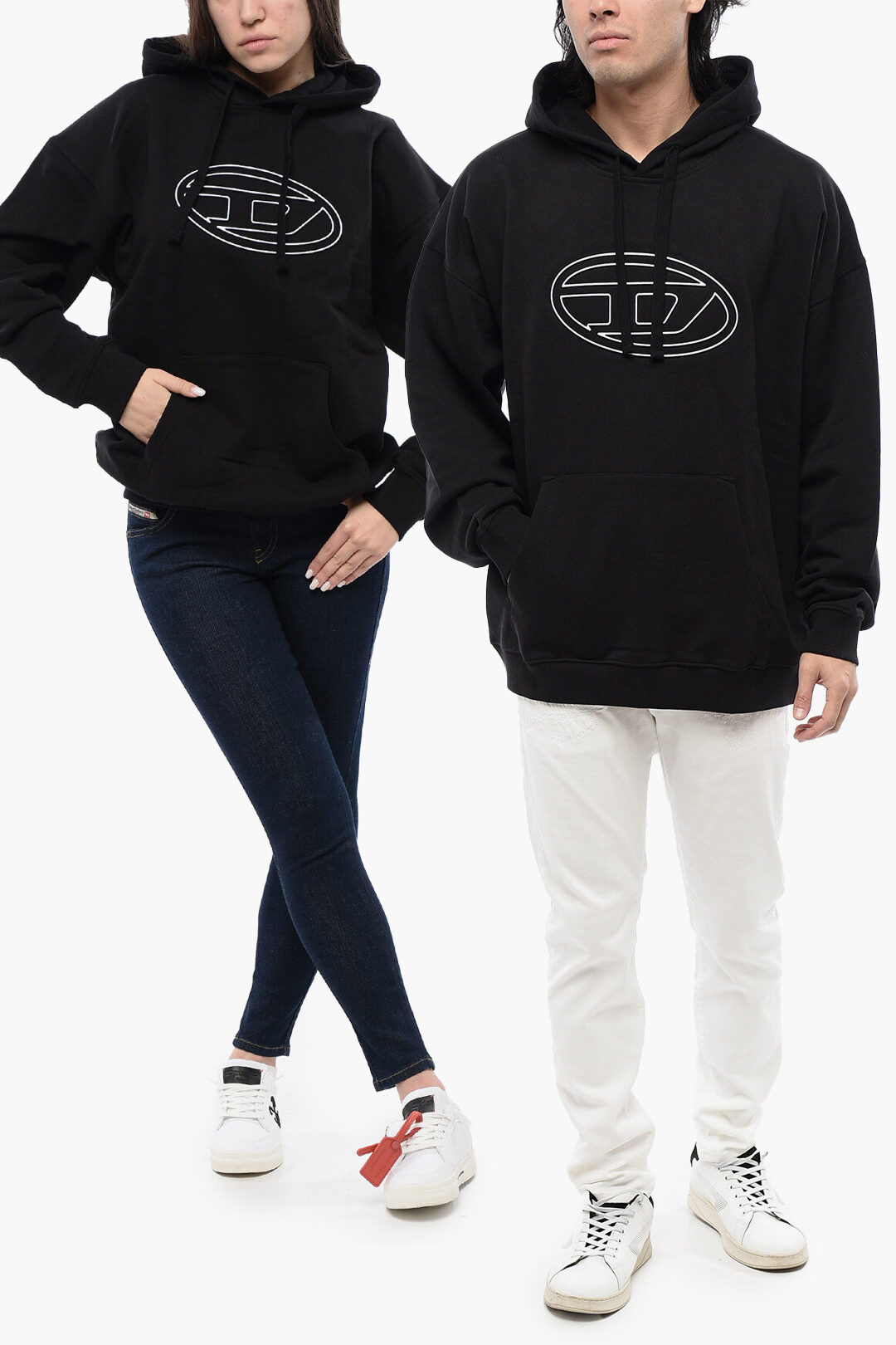 Diesel RED TAG UNISEX Brushed Cotton S-UMMER-BIGOVAL Hoodie