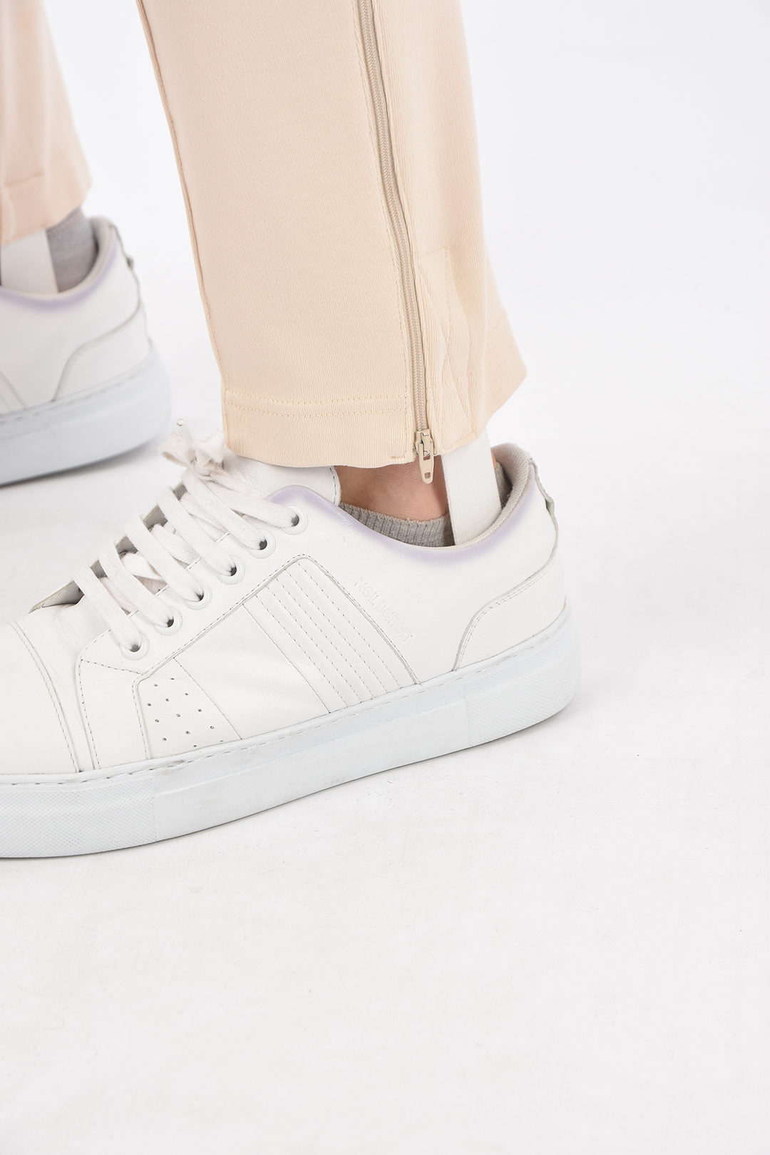 red tag on trainers