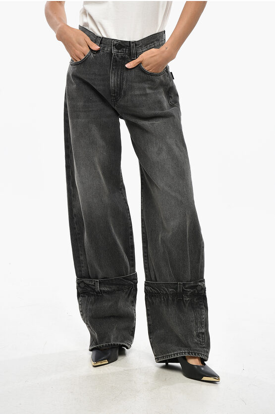 Haikure Regular Fit Hurley Denims With Cuffs 22cm In Black