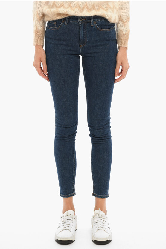Woolrich Regular Fit Marten Jeans With 5 Pockets 12cm In Blue