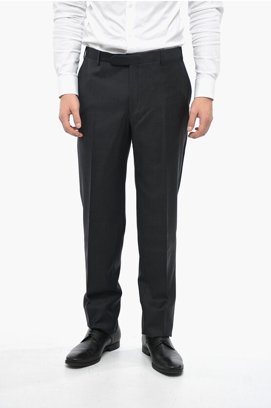 Corneliani Regular Fit Virgin Wool Pants