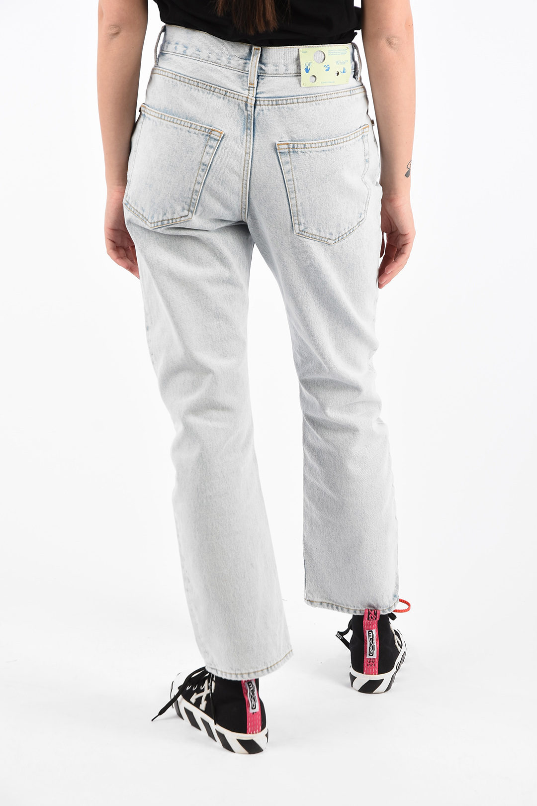 Off-White Bleach Jeans women - Outlet