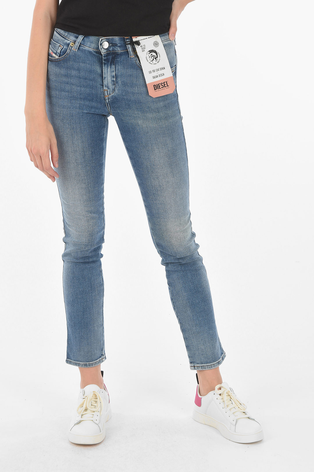 regular waist SANDY straight fit jeans women - Outlet