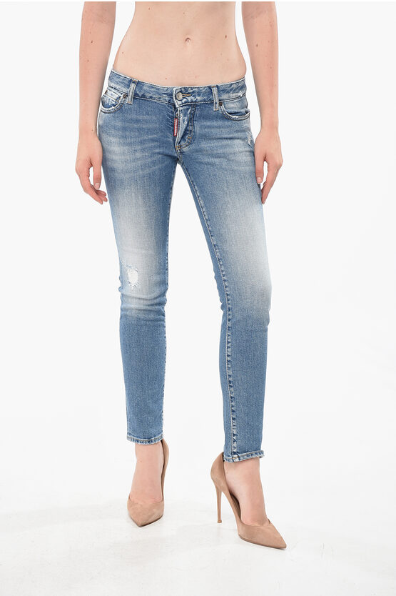 Dsquared2 Regular Waist Slim Fit Jennifer Jeans 13cm Grösse 36 In Blue