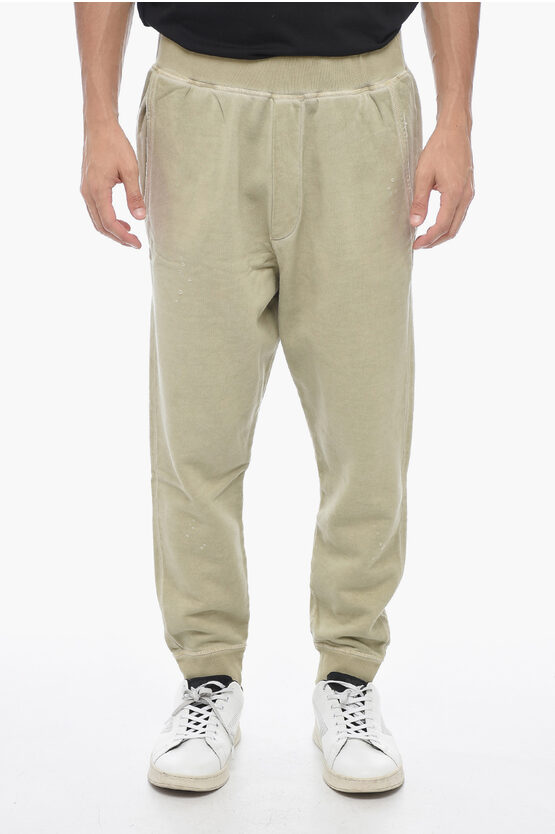 Shop Dsquared2 Relax Dean Fit Joggers With Distressed Detail