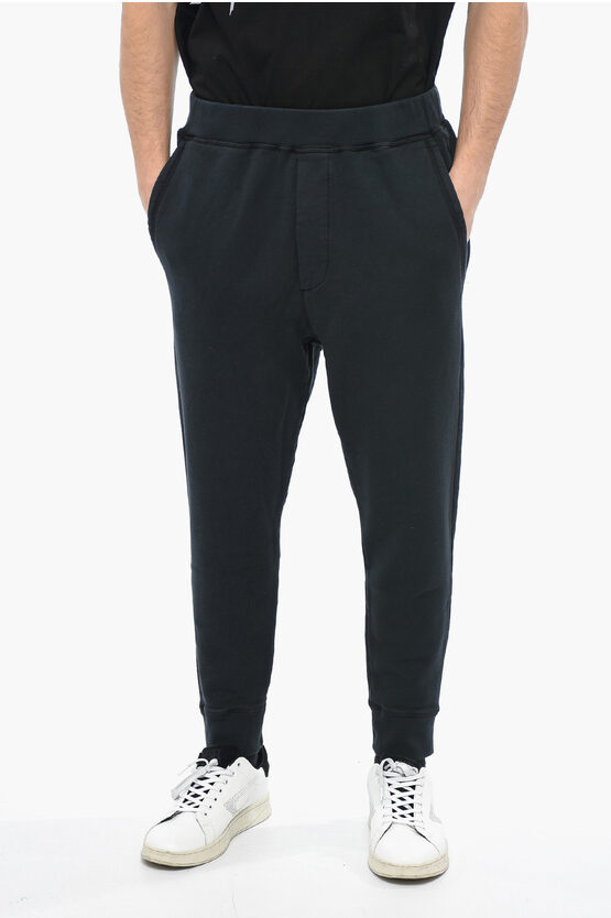 Dsquared2 Relax Dean Joggers With Logo Print In Black